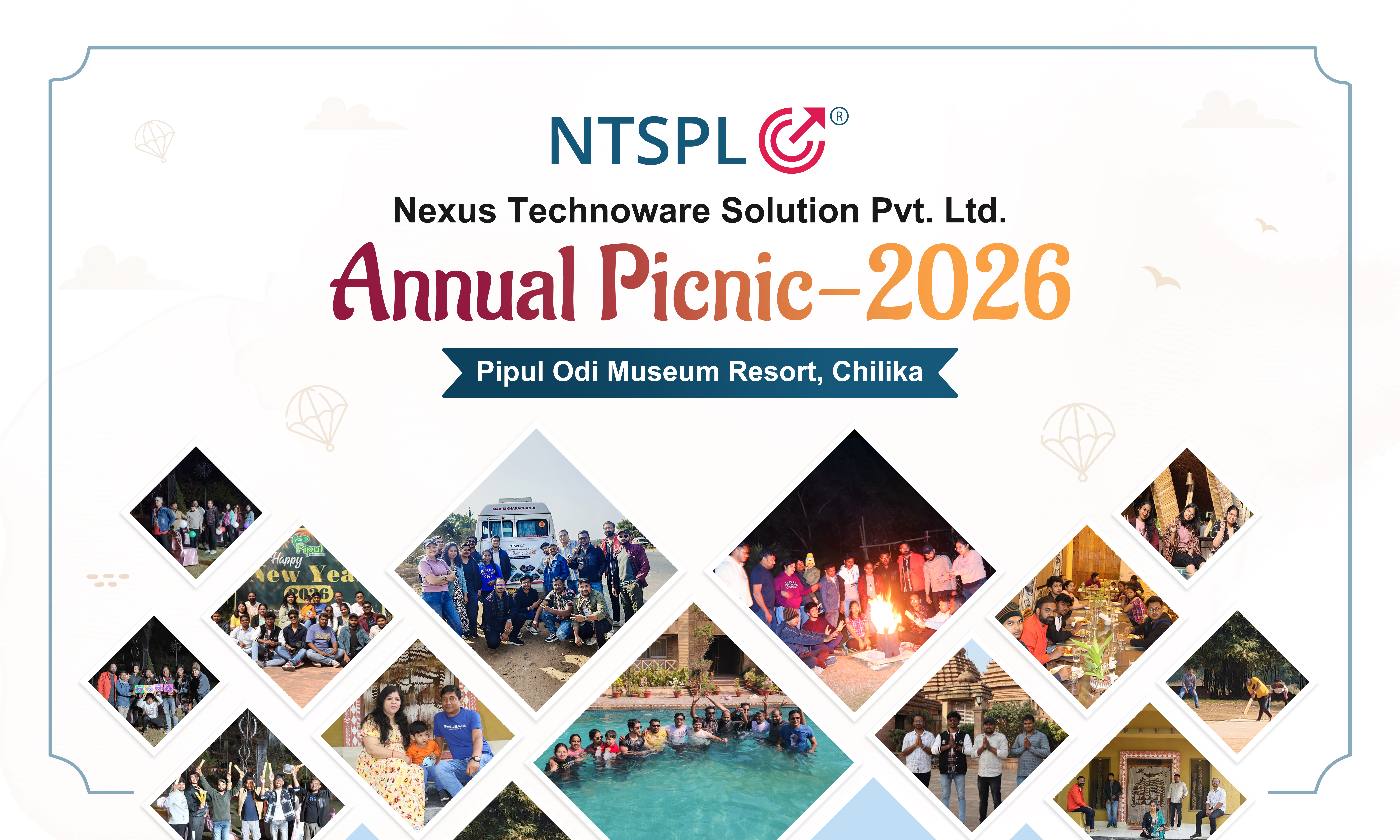 Together We Travel, Together We Grow NTSPL Family Office Outing to Barikul Resort, Chilika.